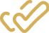 Minimalist yellow pattern against dark backdrop
